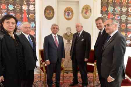 Президент Армении и Лейтенант Великого Магистра Суверенного Военного Ордена Мальты обсудили перспективы сотрудничества